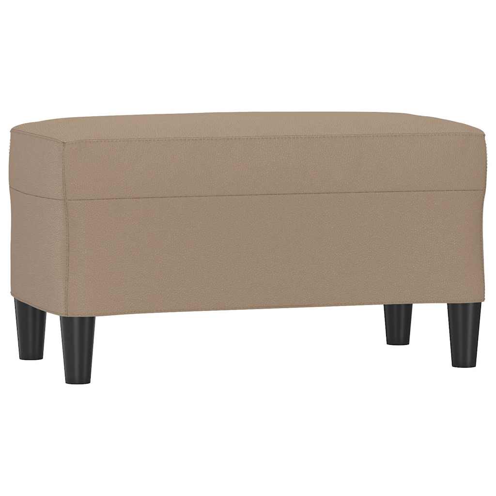 vidaXL Lavice cappuccino 70x35x41 cm umělá kůže