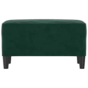 Lavice tmavě zelená 70x35x41 cm samet - obrázek 3