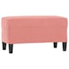 vidaXL pink, roosa, 70 x 35 x 41 cm, samet