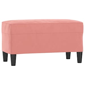 vidaXL pink, roosa, 70 x 35 x 41 cm, samet