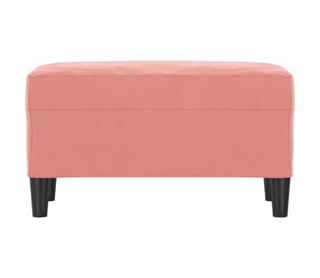 vidaXL Banc Rose 70x35x41 cm Velours