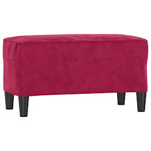 vidaXL pink, veinipunane, 70 x 35 x 41 cm, samet