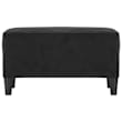 Panca Nera In Tessuto 70x30x30 Cm - Per Ingresso, Camera O Fine Letto - Comoda E Multifunzionale
