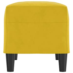 Lavice žlutá 70 x 35 x 41 cm samet - obrázek 4