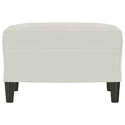 vidaXL Bankje 70x35x41 cm fluweel cr&egrave;mekleurig