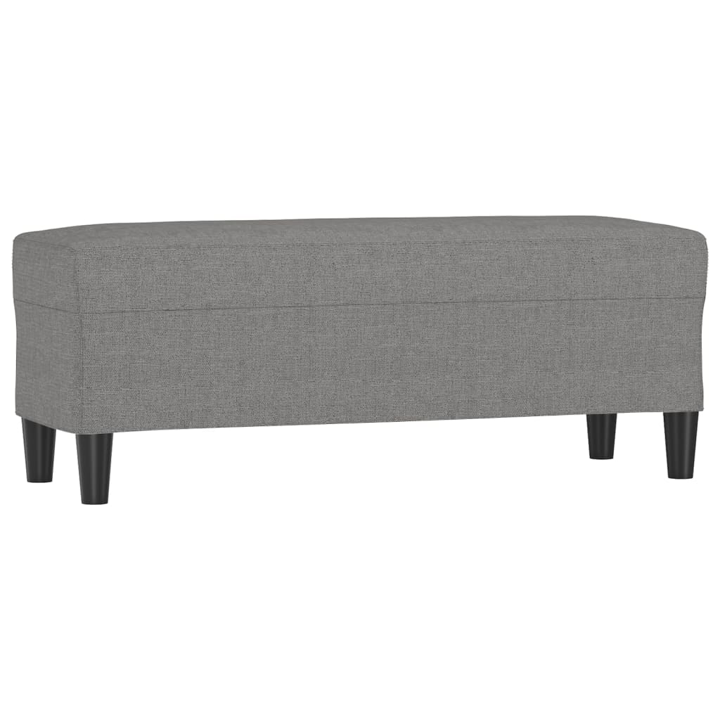 vidaXL Lavice tmavě šedá 100 x 35 x 41 cm textil