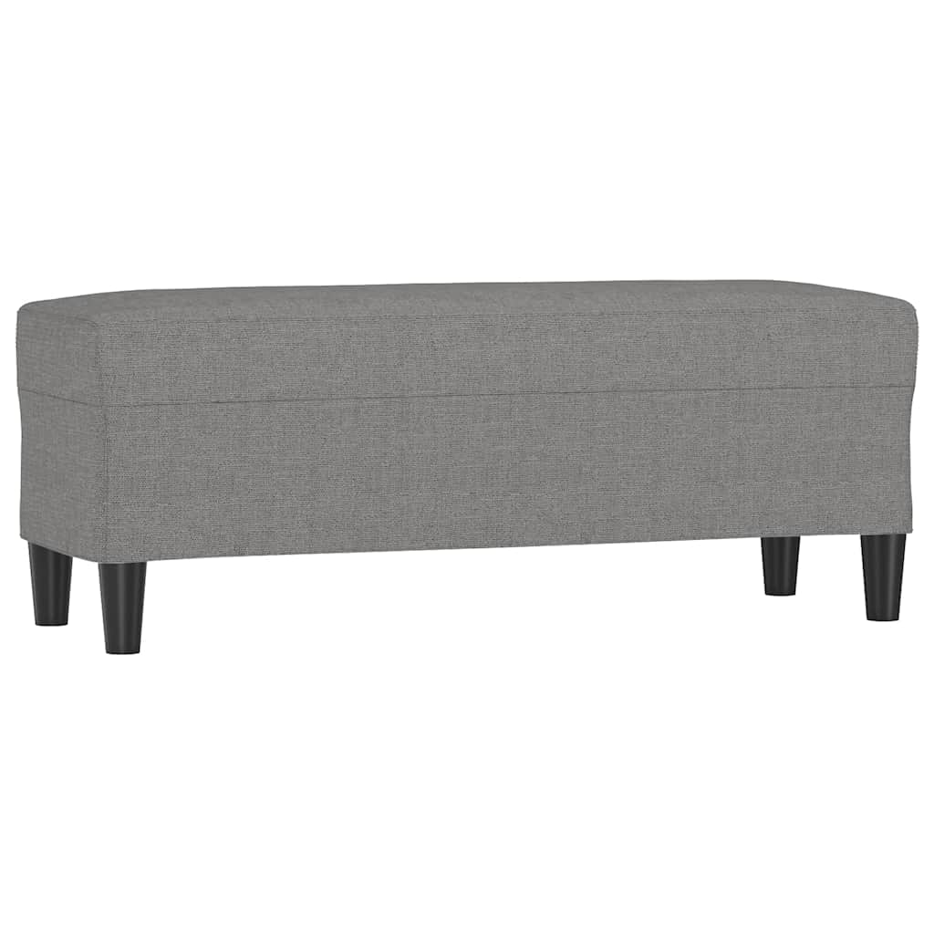 vidaXL Lavice tmavě šedá 100 x 35 x 41 cm textil