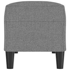 Lavice tmavě šedá 100 x 35 x 41 cm textil - obrázek 4