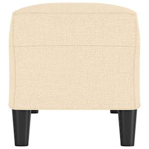 Lavice krémová 100 x 35 x 41 cm textil - obrázek 4