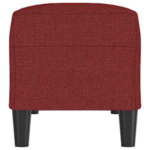 Lavice vínová 100 x 35 x 41 cm textil - obrázek 4