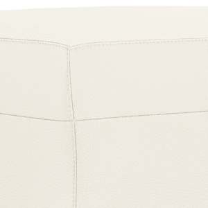 Lavice krémová 100x35x41 cm umělá kůže - obrázek 5