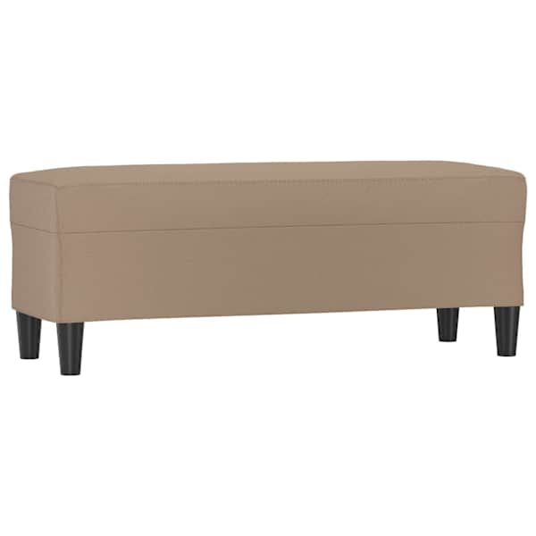 vidaXL pink, cappuccino, 100 x 35 x 41 cm, kunstnahk