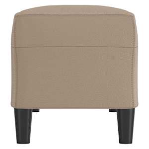 Lavice cappuccino 100x35x41 cm umělá kůže - obrázek 4