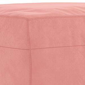 Lavice růžová 100 x 35 x 41 cm samet - obrázek 5