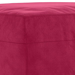 Lavice vínová 100x35x41 cm samet - obrázek 5