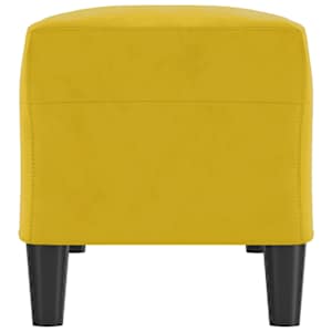 Lavice žlutá 100 x 35 x 41 cm samet - obrázek 4