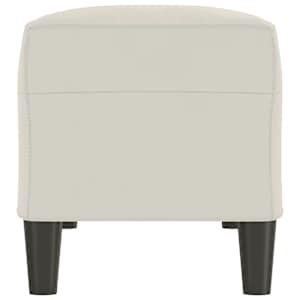 Lavice krémová 100 x 35 x 41 cm samet - obrázek 4
