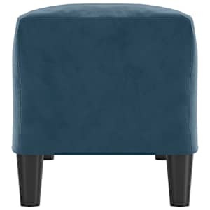 Lavice modrá 100 x 35 x 41 cm samet - obrázek 4