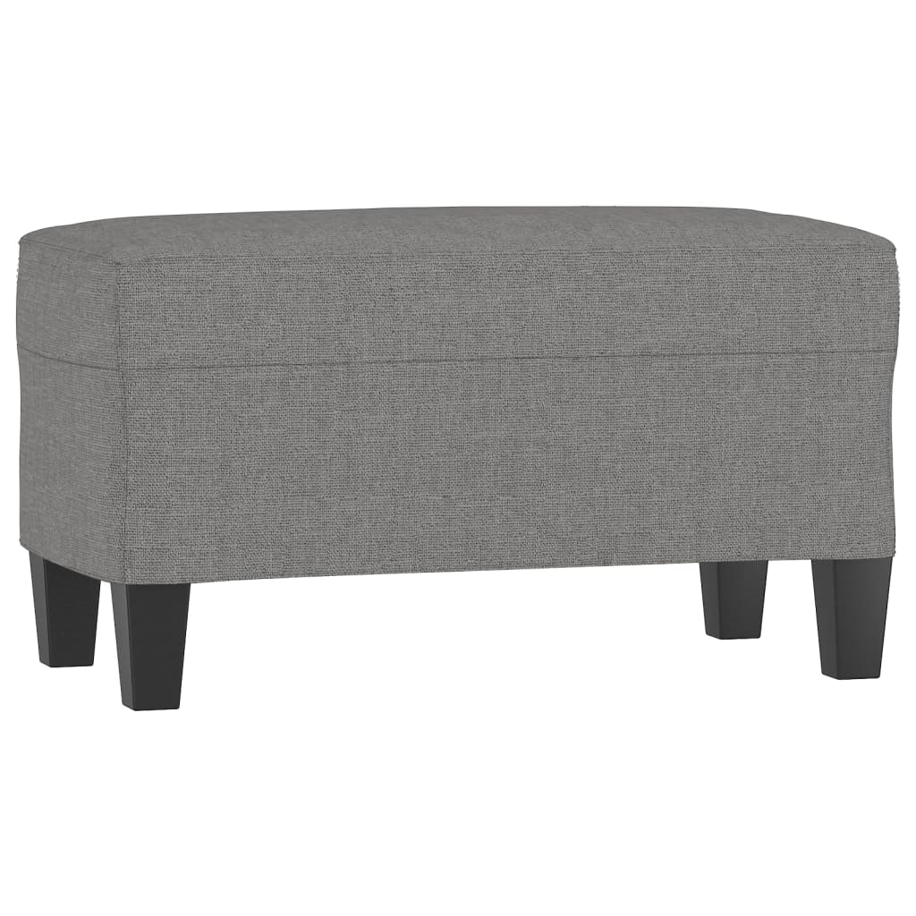 vidaXL Lavice tmavě šedá 70x35x41 cm textil