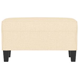 Lavice krémová 70 x 35 x 41 cm textil - obrázek 3