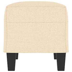 Lavice krémová 70 x 35 x 41 cm textil - obrázek 4