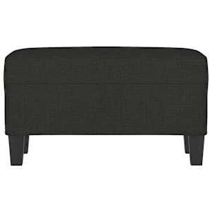 Lavice černá 70 x 35 x 41 cm textil - obrázek 3