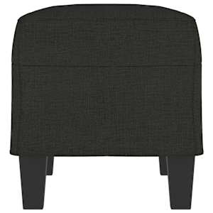 Lavice černá 70 x 35 x 41 cm textil - obrázek 4
