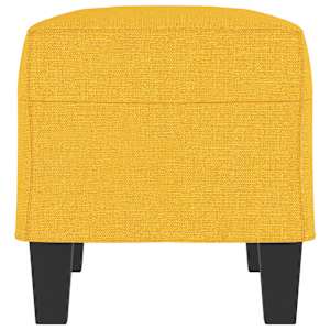 Lavice světle žlutá 70x35x41 cm textil - obrázek 4