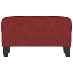 Lavice vínová 70x35x41 cm textil - obrázek 3