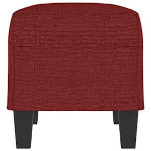 Lavice vínová 70x35x41 cm textil - obrázek 4