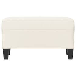 vidaXL B&auml;nk gr&auml;ddvit 70x35x41 cm konstl&auml;der