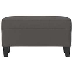 vidaXL Bankje 70x35x41 cm kunstleer grijs