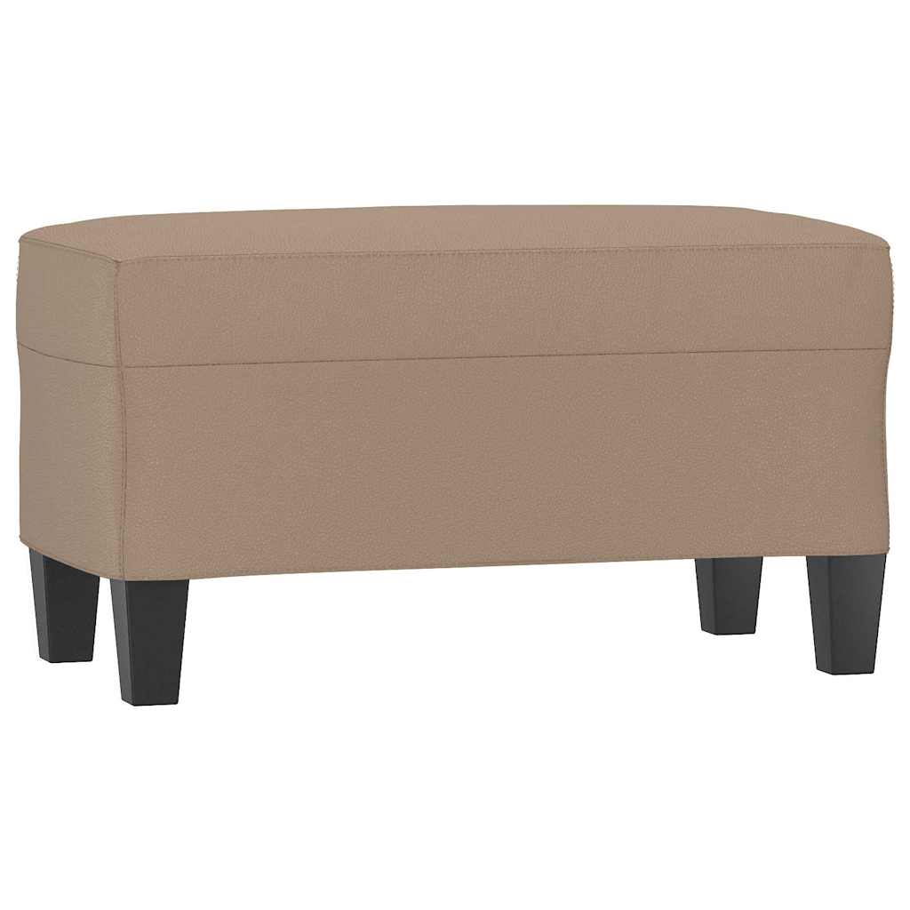 vidaXL Lavice cappuccino 70x35x41 cm umělá kůže