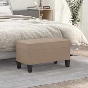 Klop kapučino 70x35x41 cm umetno usnje