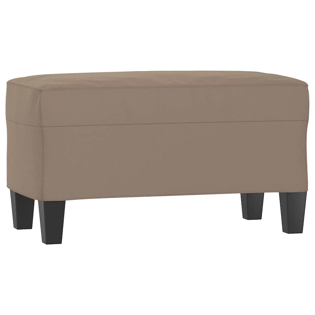 vidaXL Lavice taupe 70 x 35 x 41 cm tkanina z mikrovlákna