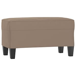 Lavice taupe 70 x 35 x 41 cm tkanina z mikrovlákna - obrázek 2