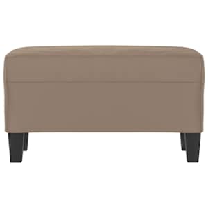 Lavice taupe 70 x 35 x 41 cm tkanina z mikrovlákna - obrázek 3