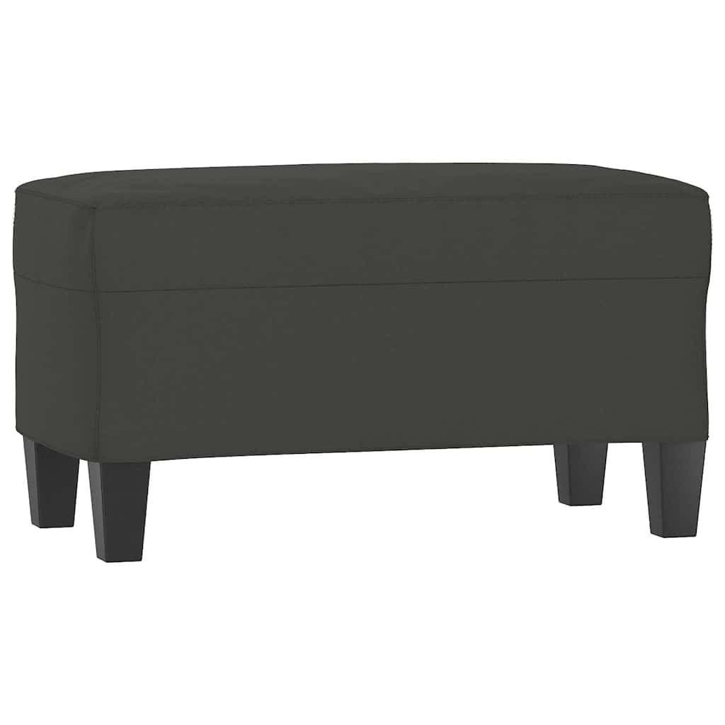 vidaXL Lavice tmavě šedá 70x35x41 cm tkanina z mikrovlákna