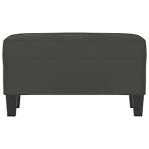 Lavice tmavě šedá 70x35x41 cm tkanina z mikrovlákna - obrázek 3