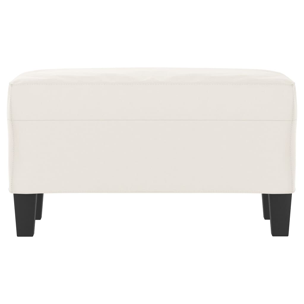 vidaXL Bankje 70x35x41 cm microvezelstof beige