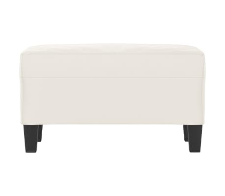 vidaXL Bankje 70x35x41 cm microvezelstof beige