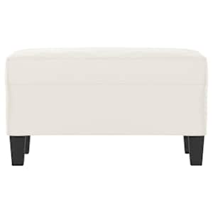 Lavice béžová 70 x 35 x 41 cm tkanina z mikrovlákna - obrázek 3