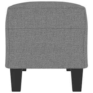 Lavice tmavě šedá 100 x 35 x 41 cm textil - obrázek 4
