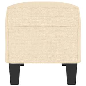 Lavice krémová 100 x 35 x 41 cm textil - obrázek 4