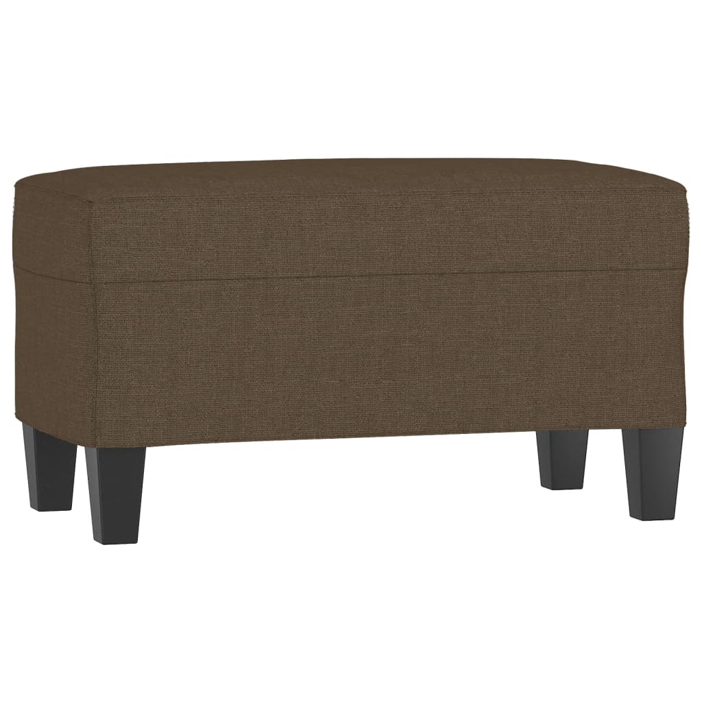 vidaXL Lavice hnědá 100 x 35 x 41 cm textil