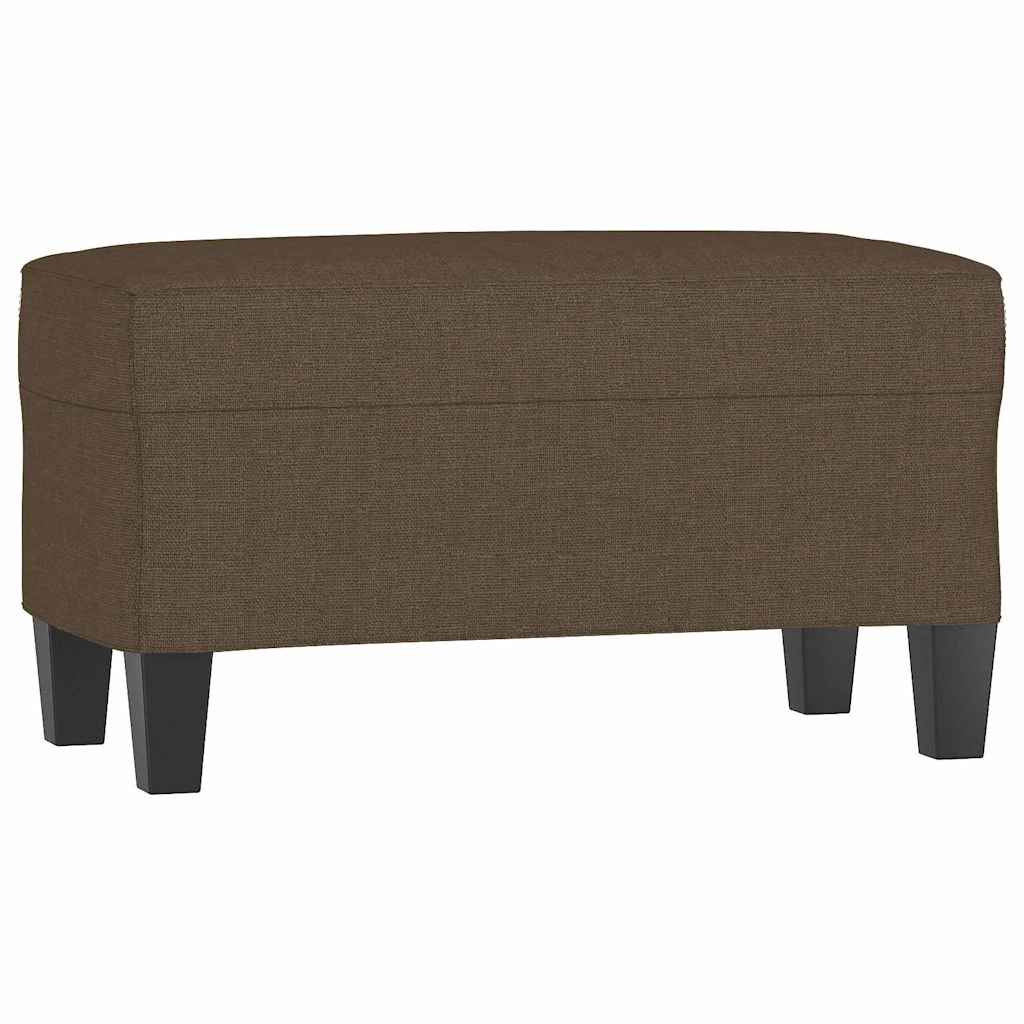 vidaXL Lavice hnědá 100 x 35 x 41 cm textil