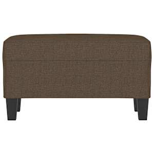 Lavice hnědá 100 x 35 x 41 cm textil - obrázek 3