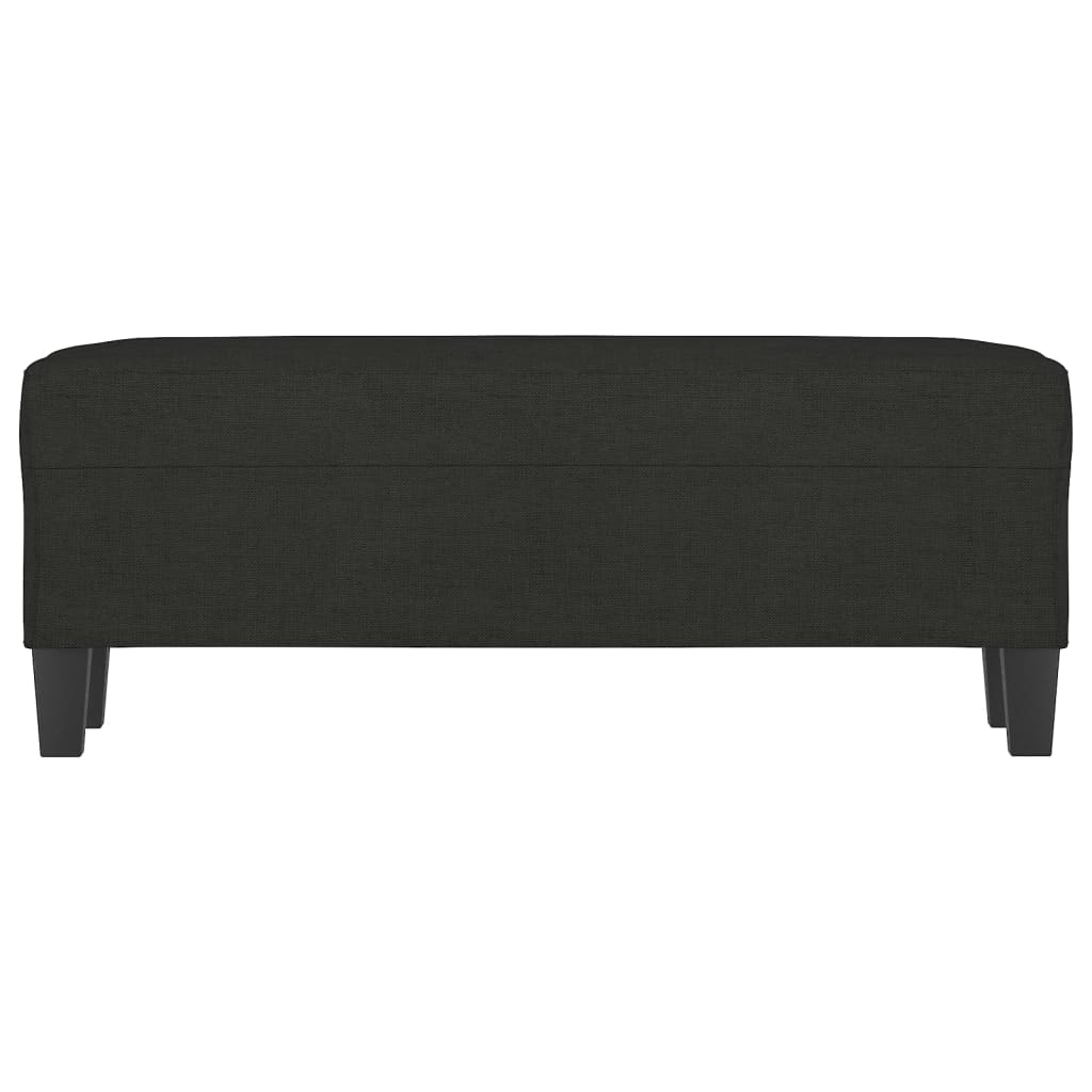 vidaXL Bancă, negru, 100x35x41 cm, textil