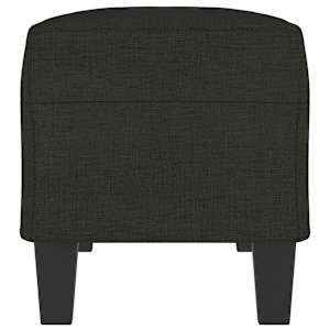 Lavice černá 100 x 35 x 41 cm textil - obrázek 4