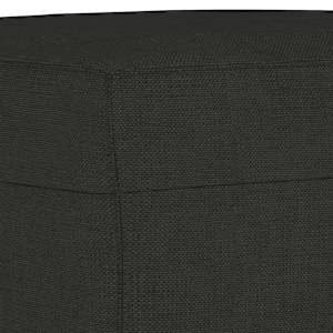 Lavice černá 100 x 35 x 41 cm textil - obrázek 5